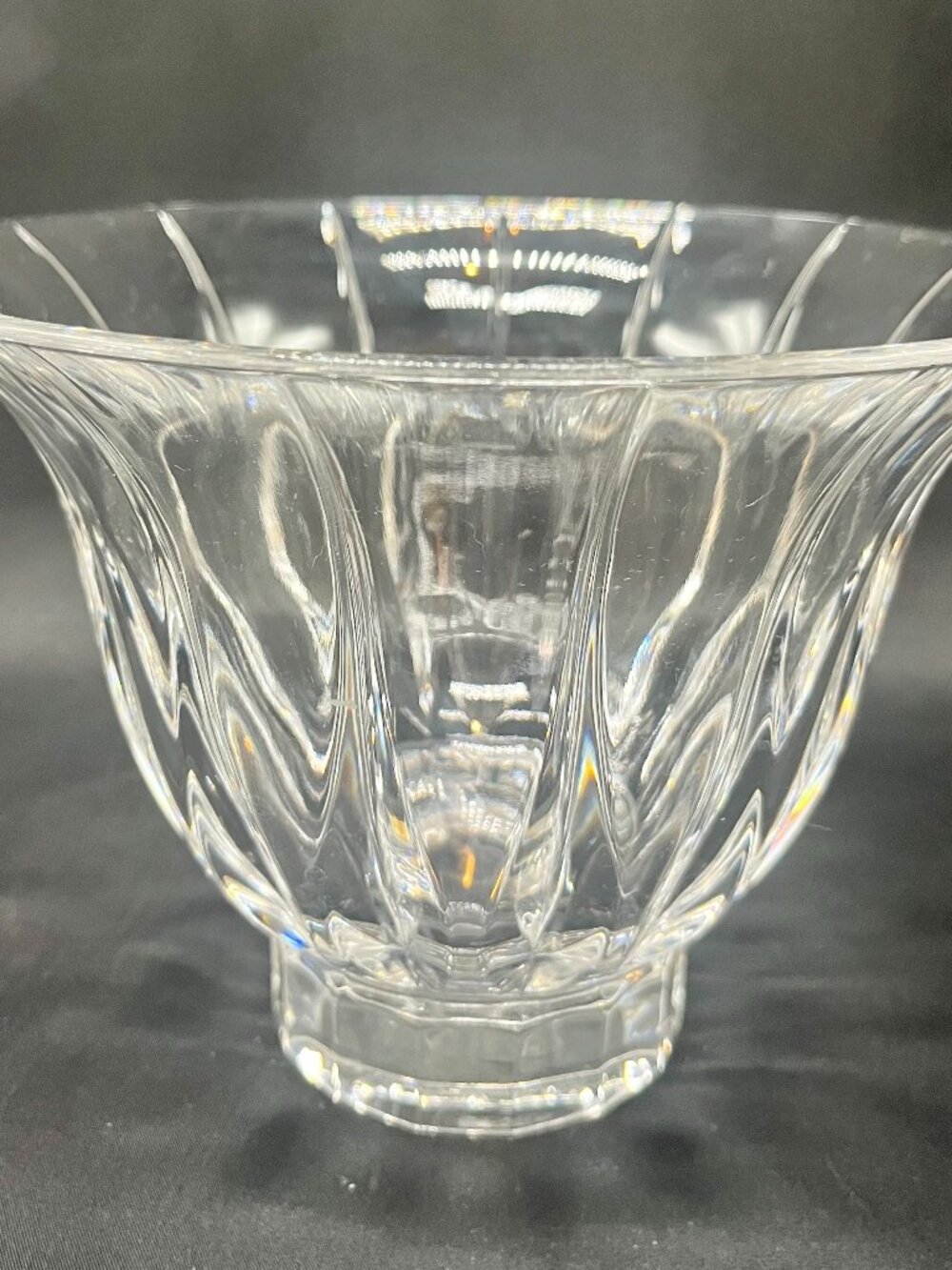 Vintage Noritake Vendome Clear Crystal Hostess Bowl, Germany